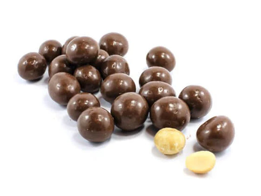 Nuez de Macadamia en Chocolate Semi Amargo